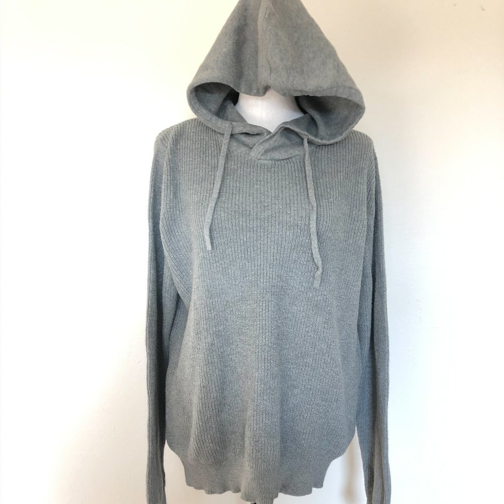 Express Sweater-Material Grey Hoodie